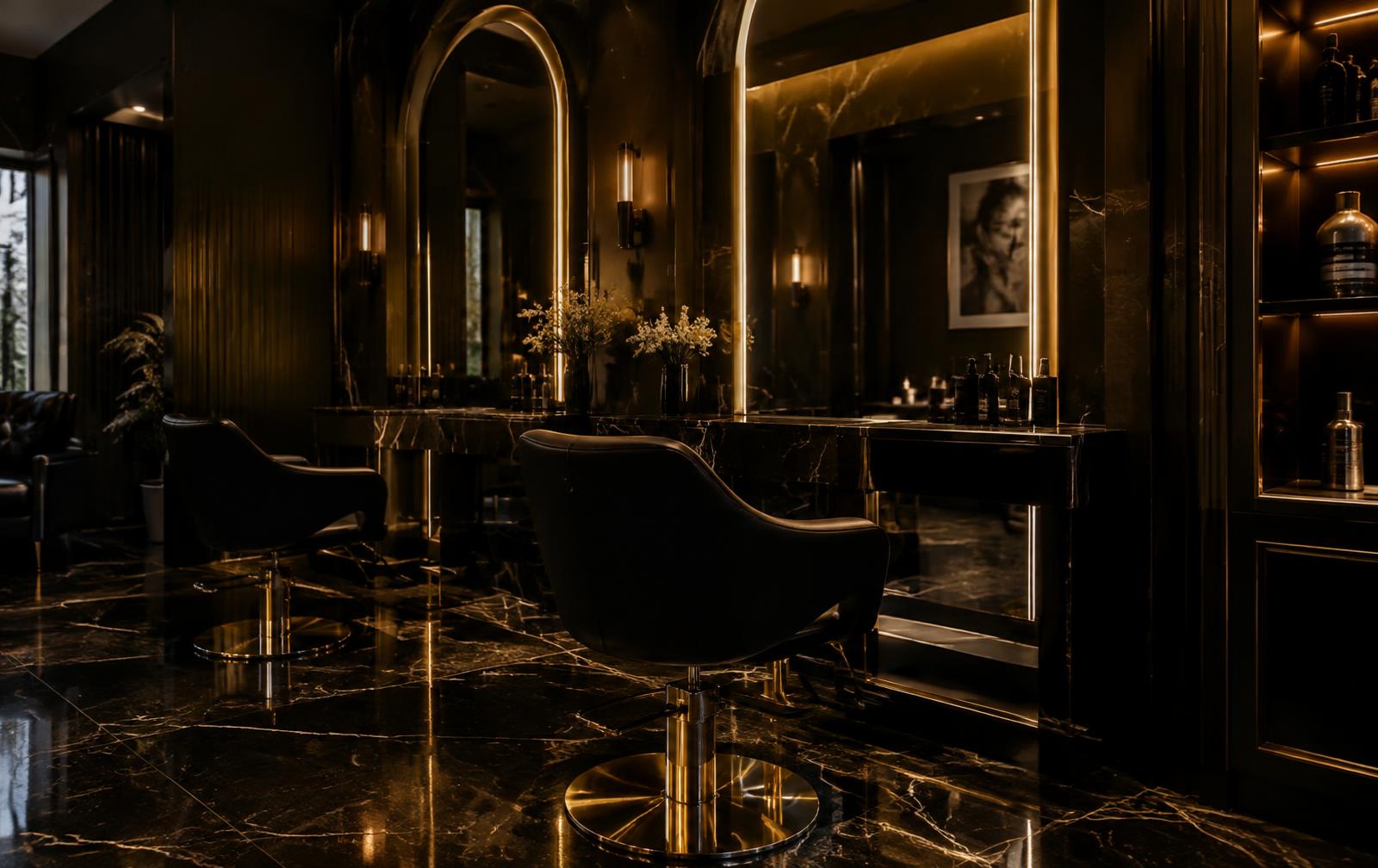 Playing Scissors salon interior